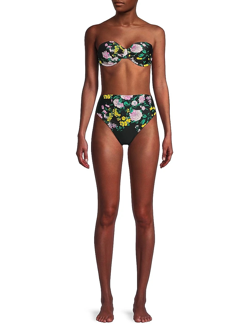 Scarlett Floral Jersey Bikini Bottom