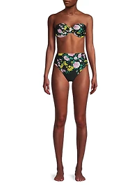 Scarlett Floral Jersey Bikini Bottom