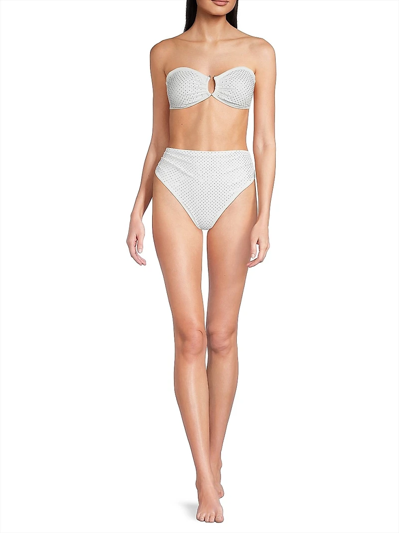 Meave Hotfix Bikini Top