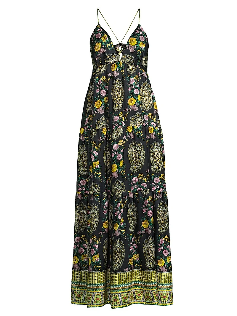 Diana Paisley Maxi Dress