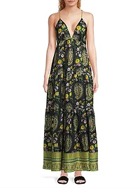 Diana Paisley Maxi Dress