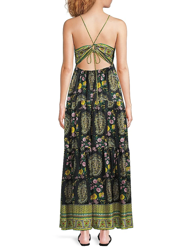 Diana Paisley Maxi Dress