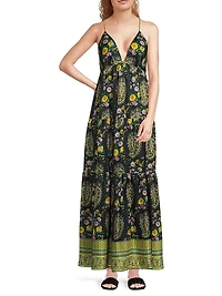 Diana Paisley Maxi Dress