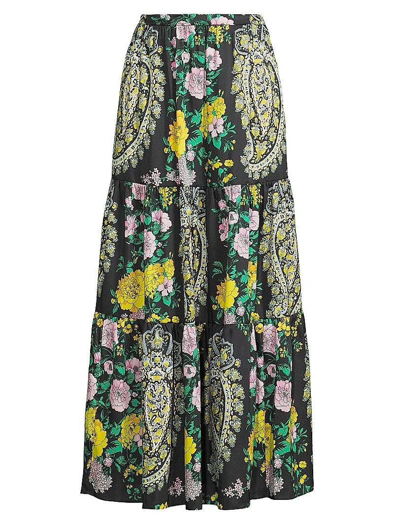 Jeanette Printed Maxi Skirt