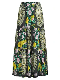 Jeanette Printed Maxi Skirt