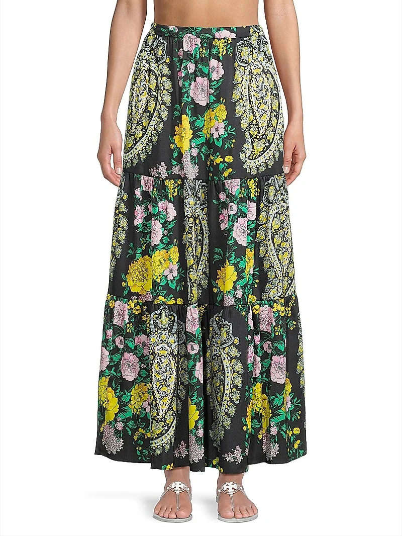Jeanette Printed Maxi Skirt