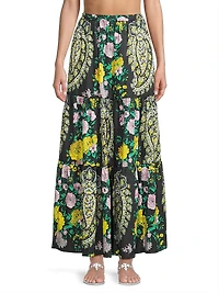 Jeanette Printed Maxi Skirt