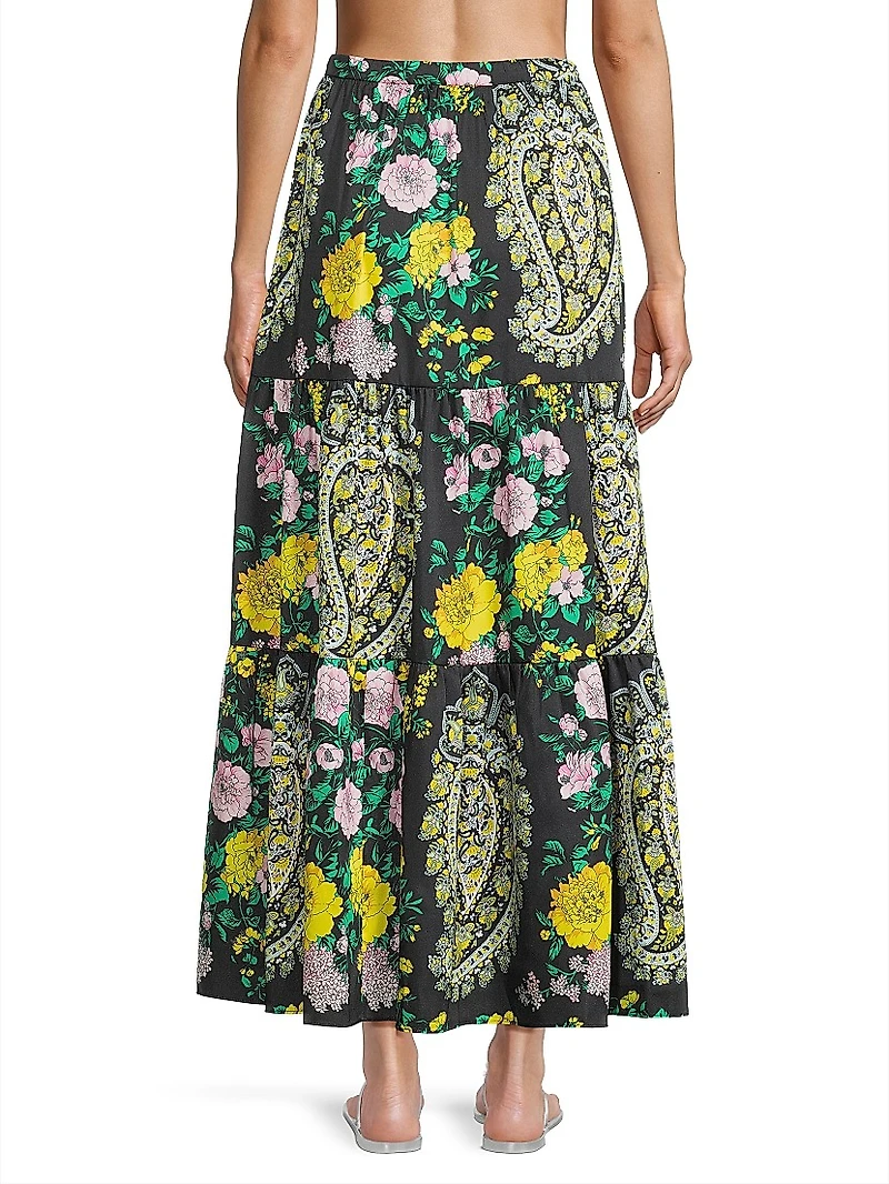 Jeanette Printed Maxi Skirt