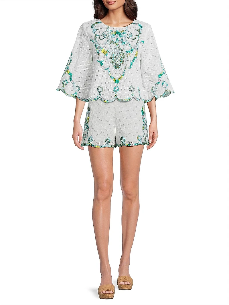 Kimberly Eyelet Shorts