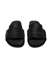 Leather Slide Sandals