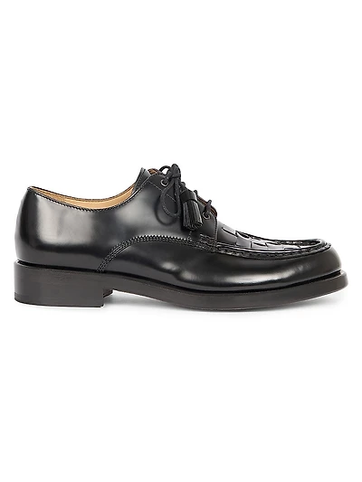 Les Derbies Tressees Leather Derbys