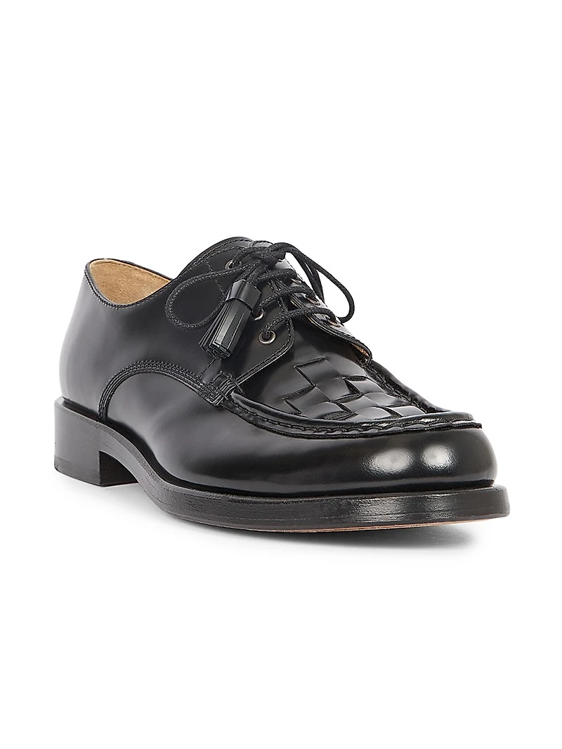 Les Derbies Tressees Leather Derbys