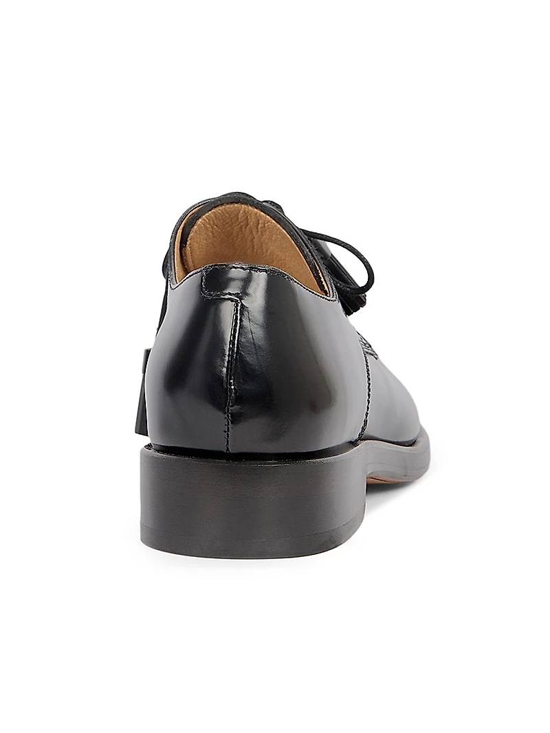 Les Derbies Tressees Leather Derbys