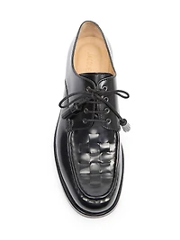 Les Derbies Tressees Leather Derbys