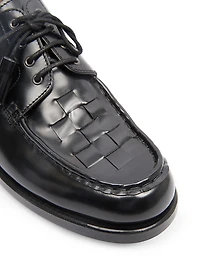 Les Derbies Tressees Leather Derbys