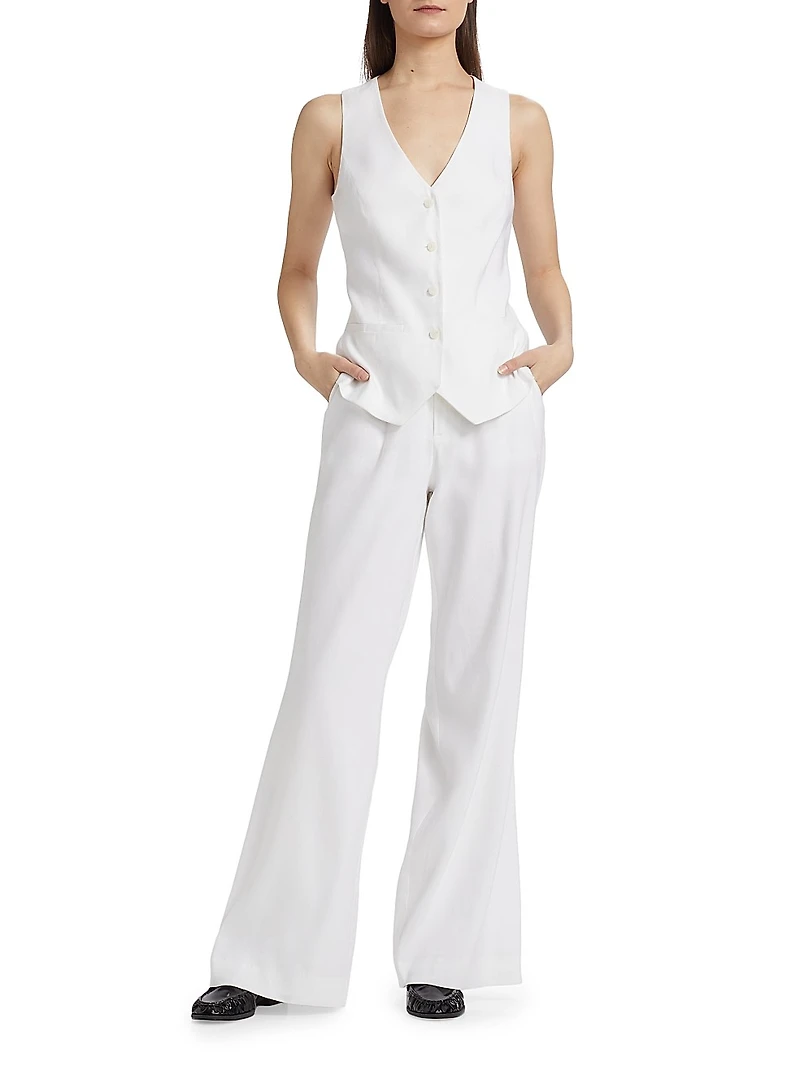 The Jones Linen Wide Leg Pants