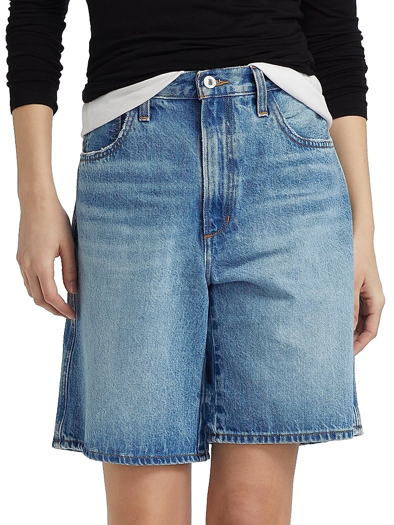 The Tommy Denim Low-Rise Bermuda Shorts