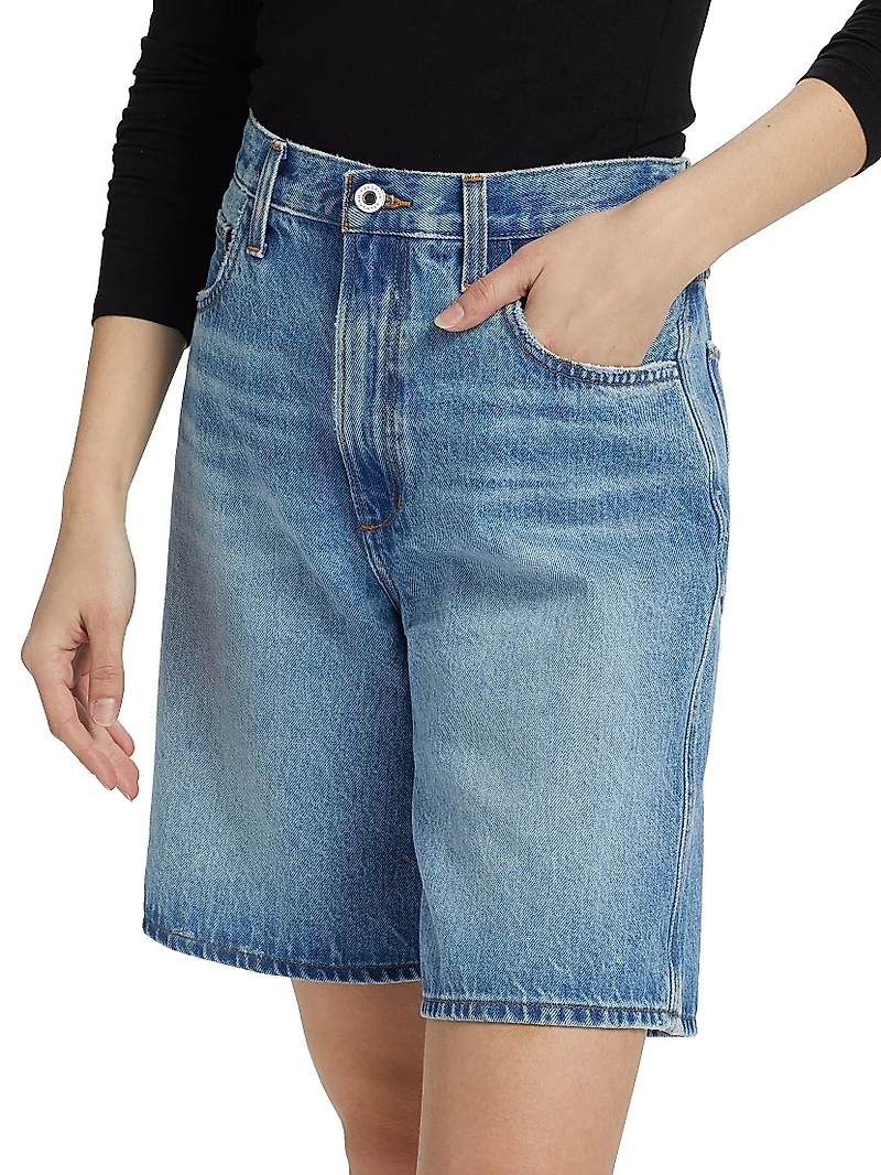The Tommy Denim Low-Rise Bermuda Shorts
