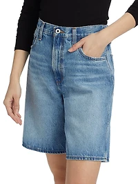The Tommy Denim Low-Rise Bermuda Shorts