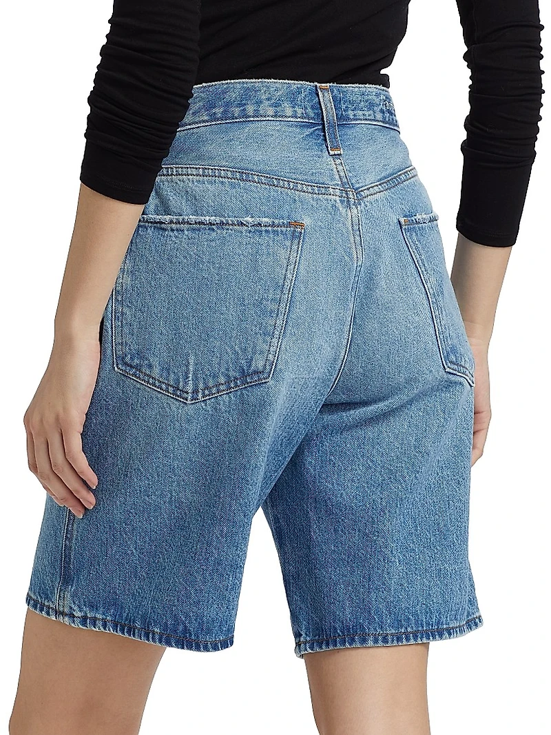The Tommy Denim Low-Rise Bermuda Shorts