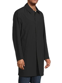 Reversible Stretch Nylon Hooded Jacket