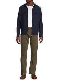 Seersucker Wool-Silk Jacket