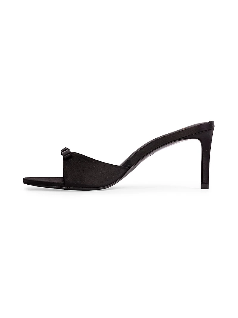 Albie 65MM Satin Mules