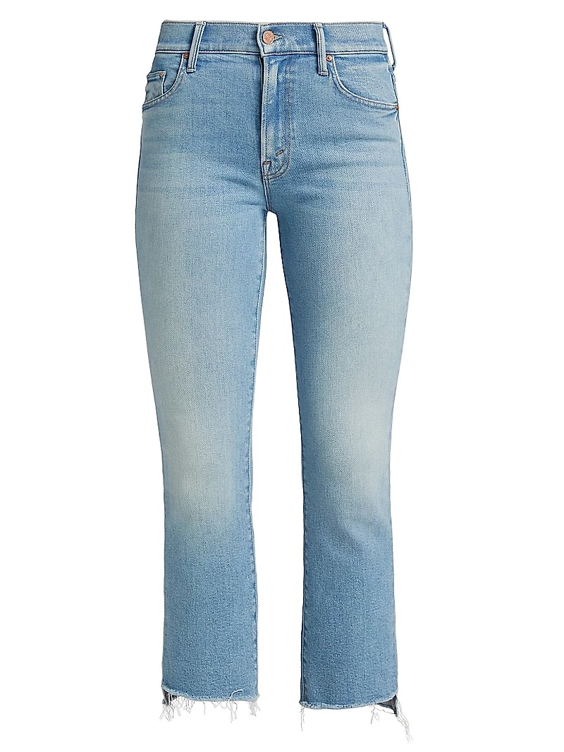 The Insider Step Fray Low-Rise Stretch Crop Jeans