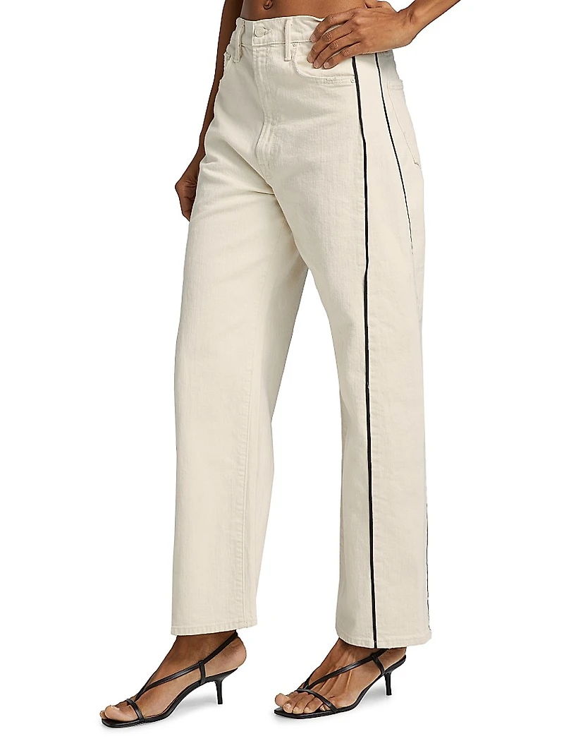 Half-Piped Ankle Twill Jeans