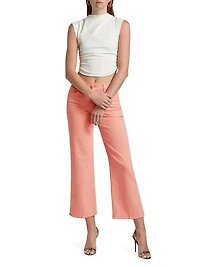 Maven Mid-Rise Ankle Straight Pants
