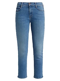 The Dazzler Mid-Rise Stretch Crop Jeans