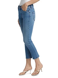 The Dazzler Mid-Rise Stretch Crop Jeans