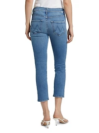 The Dazzler Mid-Rise Stretch Crop Jeans