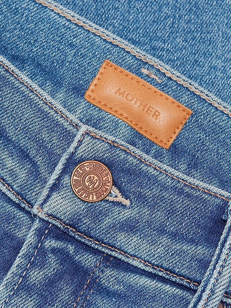 The Dazzler Mid-Rise Stretch Crop Jeans