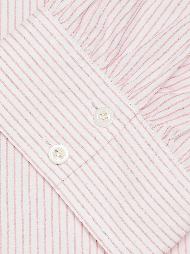 V-Neck Popover Cotton Top