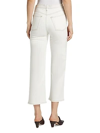 The Trapunto Straight-Leg Jeans
