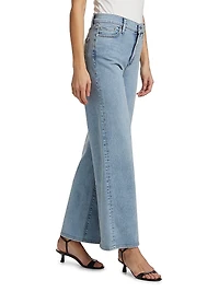 Le Slim Palazzo Mid-Rise Jeans