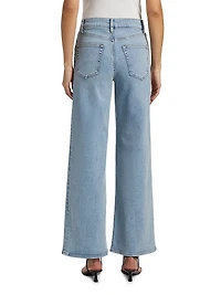 Le Slim Palazzo Mid-Rise Jeans