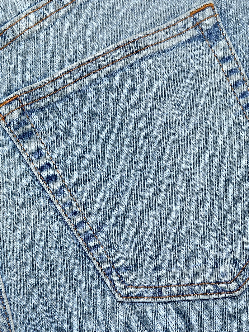 Le Slim Palazzo Mid-Rise Jeans