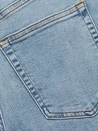 Le Slim Palazzo Mid-Rise Jeans