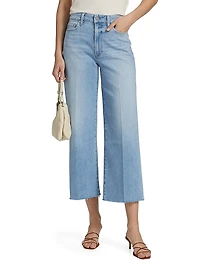 Anessa Raw-Hem Wide-Leg Jeans