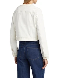 Kiya Stretch-Cotton Denim Jacket