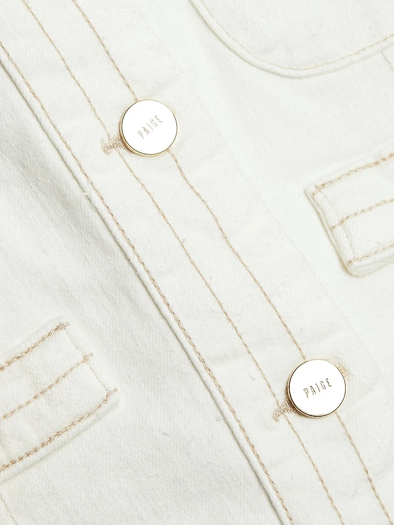 Kiya Stretch-Cotton Denim Jacket