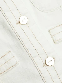 Kiya Stretch-Cotton Denim Jacket
