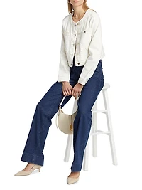 Kiya Stretch-Cotton Denim Jacket