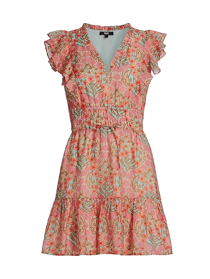 Muriel Floral Ruffle Minidress