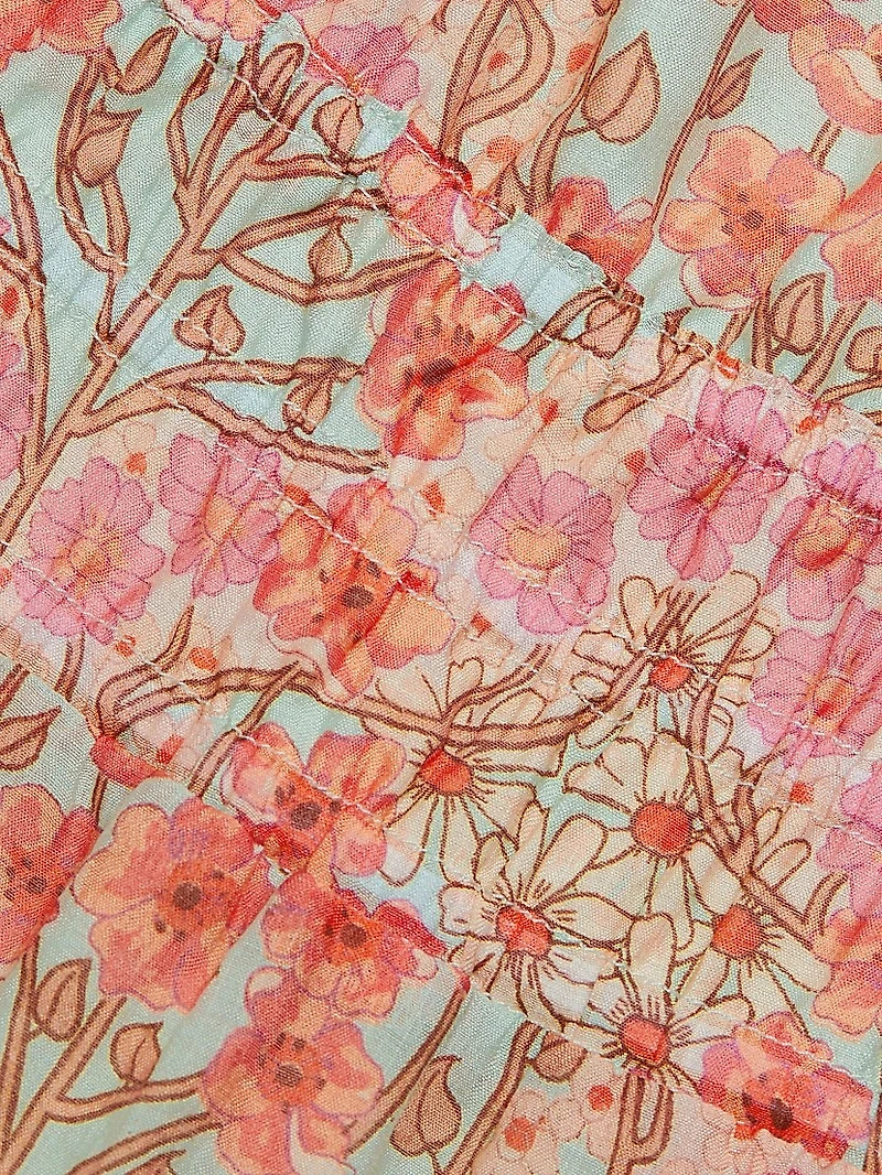 Muriel Floral Ruffle Minidress