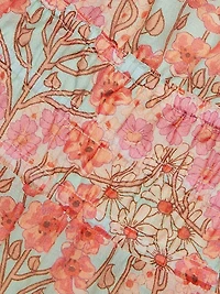 Muriel Floral Ruffle Minidress