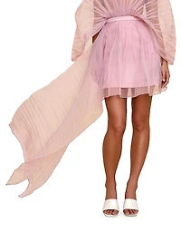 Ime Organza Miniskirt