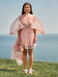 Ime Organza Miniskirt